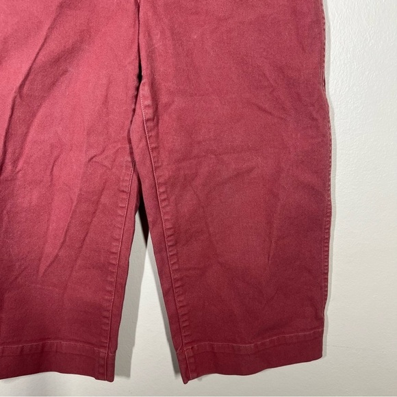 Madewell Petite Curvy Slim Emmett Wide-Leg Crop Pants New Copper Size 27 Petite - Picture 4 of 12